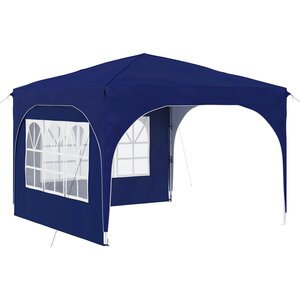 vidaXL Tente de fête pop-up 290 x 290 x 245 cm Bleu