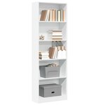 vidaXL Bibliothèque blanc 60x24x176 cm bois d'ingénierie