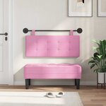 vidaXL Tête de lit suspendue tissu