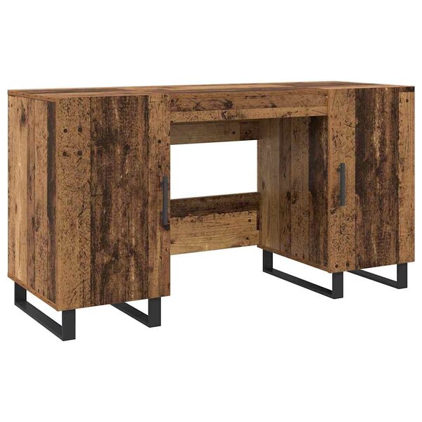 vidaXL Bureau Bois ancien 140 x 50 x 75 cm Bois d'ingénierie