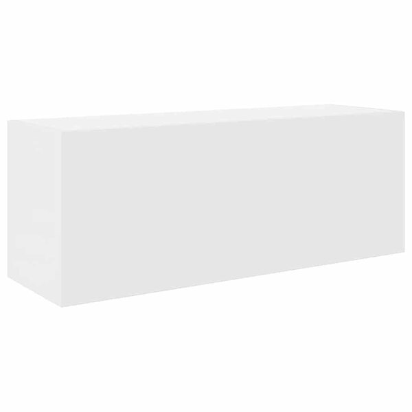 vidaXL Armoire murale de bain blanc 80x25x30 cm bois d'ingénierie