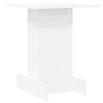 vidaXL Table d'appoint Blanc 44 5 x 45 x 55 cm Bois d'ingénierie