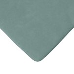 vidaXL Coussins de siège 4 Pièces Vert Mer 40 x 40 x 3 cm Velours