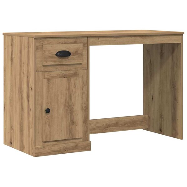 vidaXL Bureau Chêne artisanal 50 x 115 x 75 cm Bois d'ingénierie