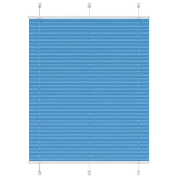 vidaXL Store plissé bleu 110x150 cm largeur du tissu 109 4cm polyester