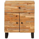 vidaXL Armoire de lit Marron 50 x 33 x 60 cm Bois de mangue massif
