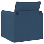 vidaXL Canapé Bleu 195 x 82 x 85 cm tissu