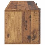 vidaXL Meuble TV mural Bois ancien 78 5 x 31 x 30 cm Bois d'ingénierie