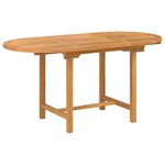 vidaXL Ensemble de salle à manger pour jardin 5 Pièces Marron