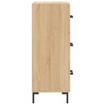vidaXL Buffet Chêne sonoma 34 5x34x90 cm Bois d'ingénierie