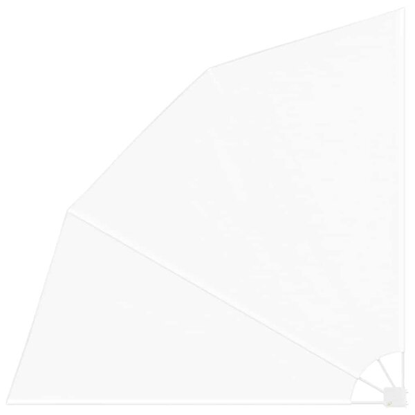 vidaXL Écran de confidentialité pour balcon Blanc 210 x 210 cm