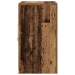 Buffet vidaXL avec lumières LED en vieux bois 60 5x37x67 cm
