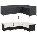 vidaXL Housse pour mobilier d'extérieur 286 x 222 x 80 cm Tissu 600D