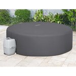 Bestway Housse Gris Ø236 x 71 cm PVC et POM