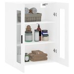 vidaXL Armoire murale blanc 69 5x34x90 cm
