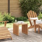 vidaXL Table d'appoint de jardin 45x42 5x45 cm en bois massif de teck