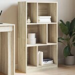 vidaXL Bibliothèque chêne sonoma 57x28 5x107 5 cm bois d'ingénierie