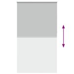 vidaXL Store enrouleur occultant largeur du tissu 131 6 cm polyester