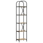 vidaXL Étagère chêne artisanal 40 x 30 x 183 cm Bois d'ingénierie