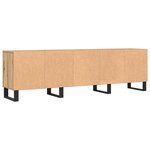 vidaXL Meuble TV chêne artisanal 150x30x44 5 cm bois d'ingénierie