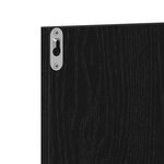 Meuble d'entrée en bois d'ingénierie chêne noir vidaXL