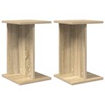 vidaXL Support de Plante 2 pièces Chêne Sonoma 25 x 25 5 x 40 5 cm