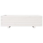 vidaXL Jardinière blanc 90x60x26 5 cm bois de pin massif