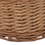 vidaXL Panier à bois de chauffage poignées de transport 88x57x34 cm