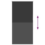 vidaXL Store enrouleur occultant largeur du tissu 80 7 cm polyester