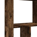 vidaXL Bibliothèque chêne fumé 60x20x120 5 cm bois d'ingénierie