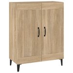 vidaXL Buffet Chêne sonoma 69 5x34x90 cm Bois d'ingénierie