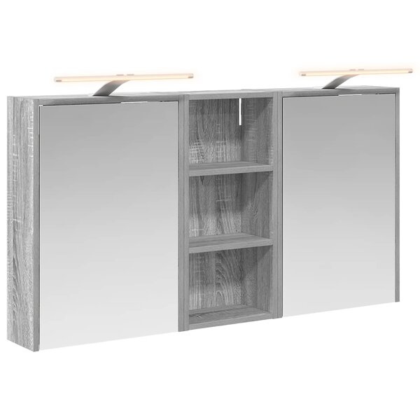 vidaXL Ensemble de Meubles de Salle de Bain 3 Pièces 116 x 16 x 62 5 cm