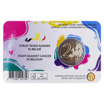 2 euros Belgique 2024 - Lutte contre le cancer coincard version flamande.