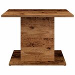 vidaXL Table basse vieux bois 55 5x55 5x40 cm bois d'ingénierie