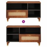 vidaXL Meubles et étagères de rangement pour médias avec tiroir Marron