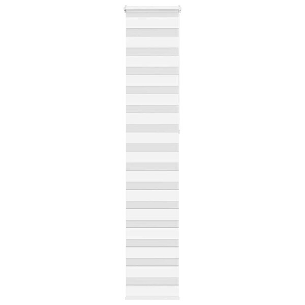 vidaXL Store zèbre blanc 45x230 cm largeur du tissu 40 9 cm polyester