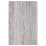 vidaXL Meuble TV mural sonoma gris 40 5x30x60 cm bois d'ingénierie