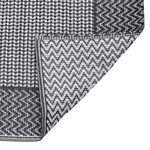 vidaXL Tapis d'extérieur Noir 140x200 cm PP