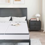 vidaXL Matelas 2 Pièces Blanc et Gris 70 x 200 cm Printemps Bonell