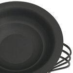 vidaXL Foyer avec tisonnier 49 cm acier