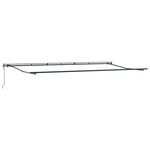 vidaXL Auvent Rétractable Multicolore 600 × 300 cm Tissu et Aluminium
