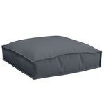 vidaXL Coussin 4 Pièces Anthracite 40 x 40 x 8 cm Tissu Oxford