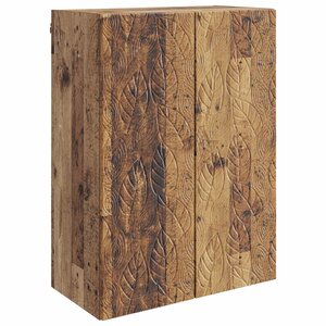 vidaXL Armoire Murale 66 x 34 5 x 90 cm Bois d'ingénierie Bois ancien