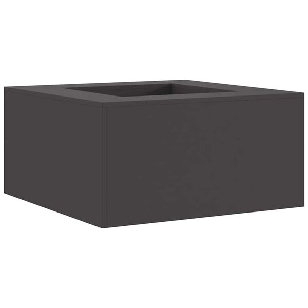 vidaXL Braise Noir 80 x 80 x 40 cm Acier laminé à froid