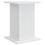 vidaXL Support de Plante 2 pc Blanc brillant 30 5 x 30 x 43 cm