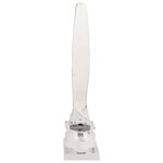 vidaXL Sculpture Argent 26 x 26 x 110 cm Aluminium