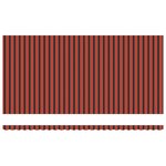 vidaXL Auvent rétractable manuel Orange et Marron 600x300 cm
