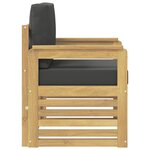 vidaXL 2 Pièce Ensemble de canapés d'extérieur Polyester