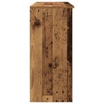 vidaXL Buffet avec tiroir vieux bois 101x35x76 cm bois d'ingénierie