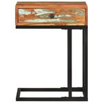 vidaXL Table d'appoint en U 45x30x61 cm Bois de récupération massif